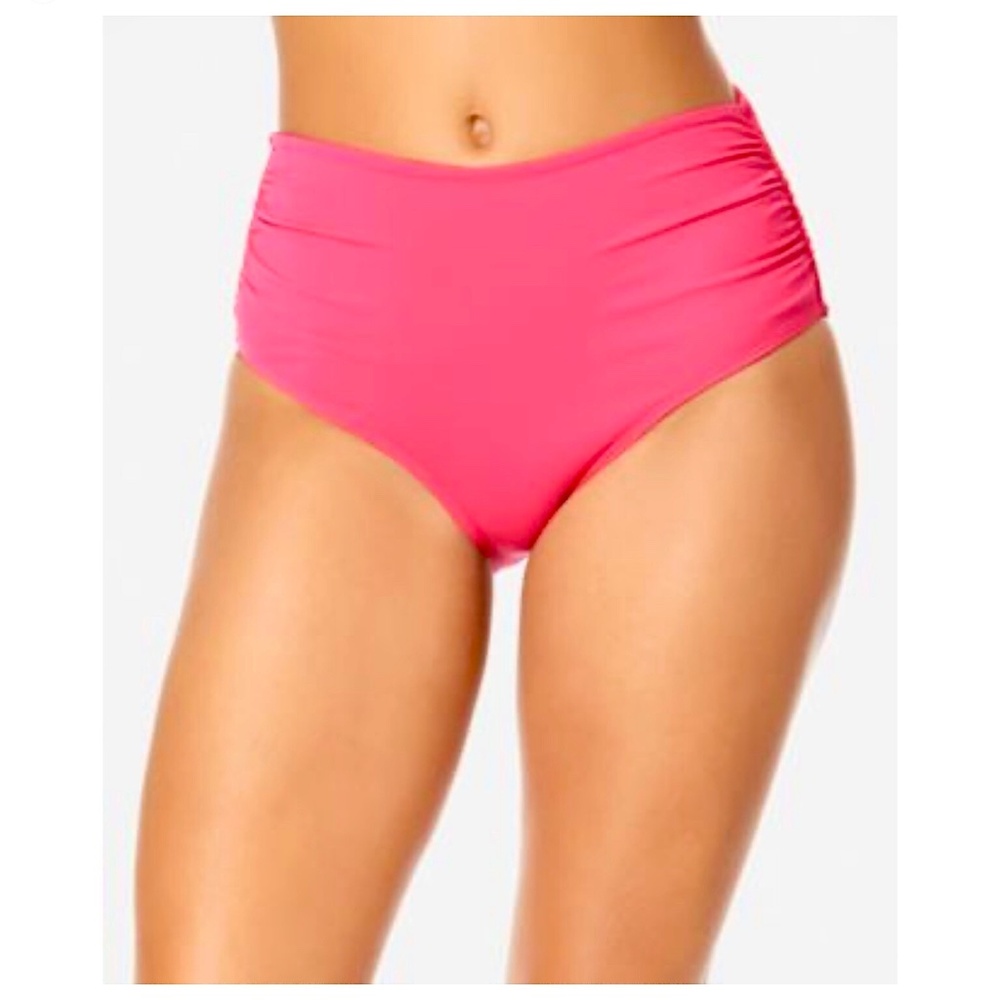 Anne Cole Chic Pink High-Waisted Bikini Swim Bottoms 20W